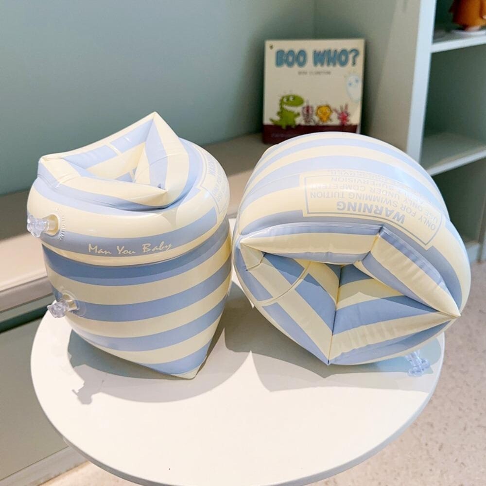 Alitas flotadores para niños striped rayada lila