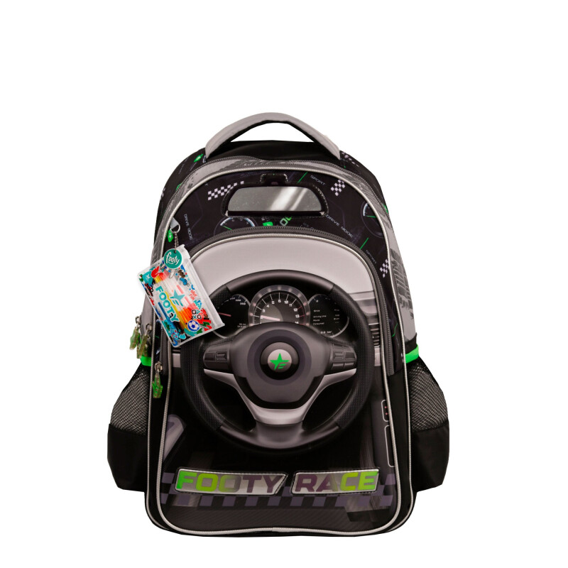 Mochila FOOTY 18" Auto Gris