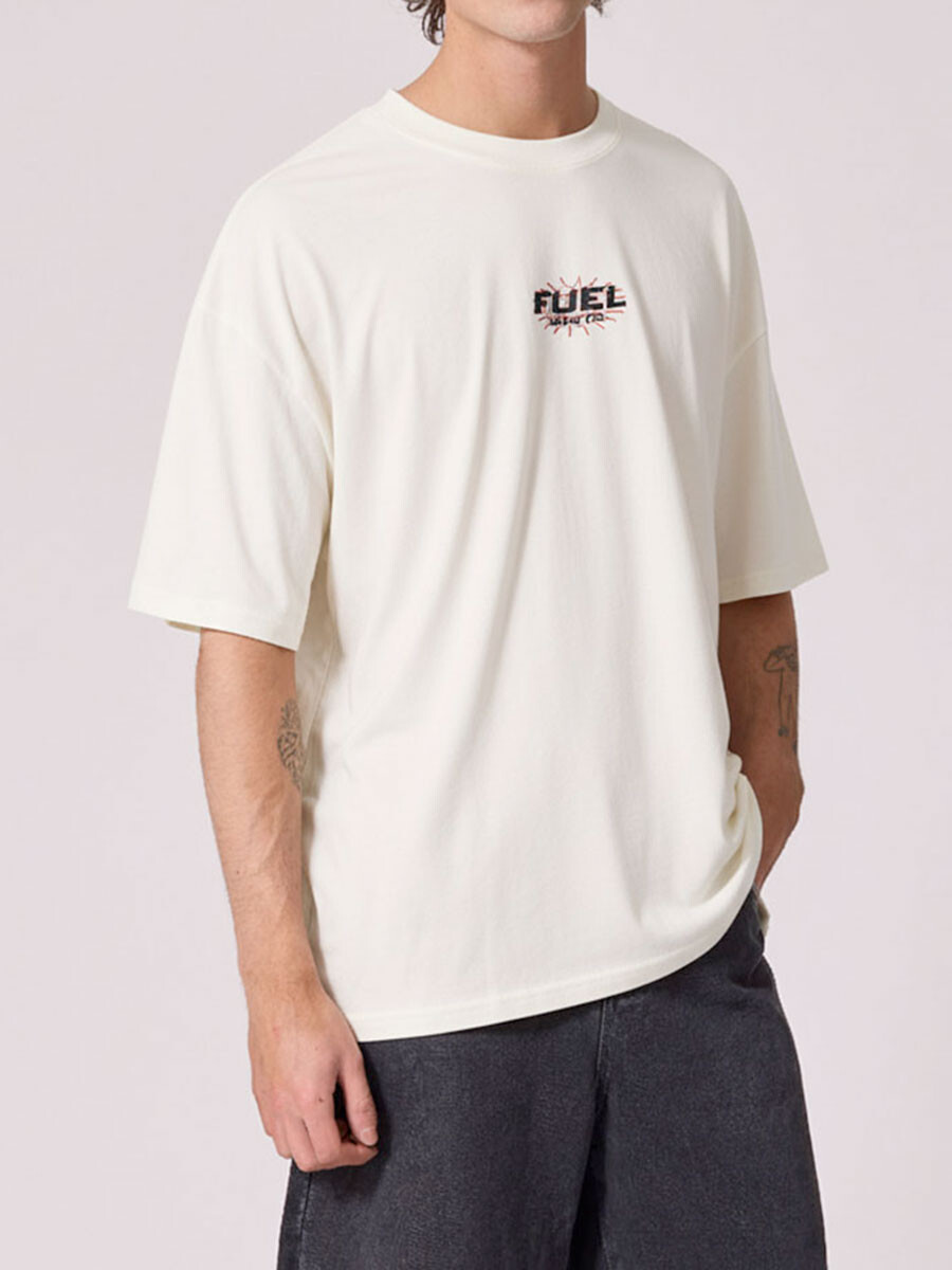 T-SHIRT CICLE DIXIE - Crudo 