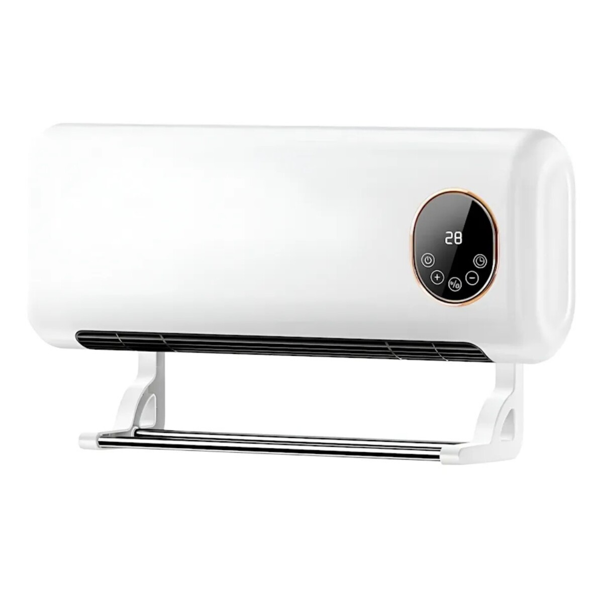 Calefactor De Pared Con Display + Accesorio Para Secar Ropa 