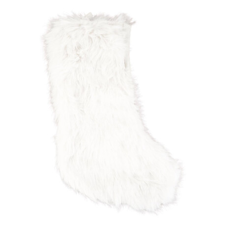 Bota navideña piel blanca Bota navideña piel blanca