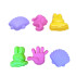 Balde de playa c/ accesorios y moldes 8 piezas Balde De Playa C/ Accesorios Y Moldes 8 Piezas