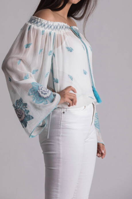 BLUSA SURYA Celeste