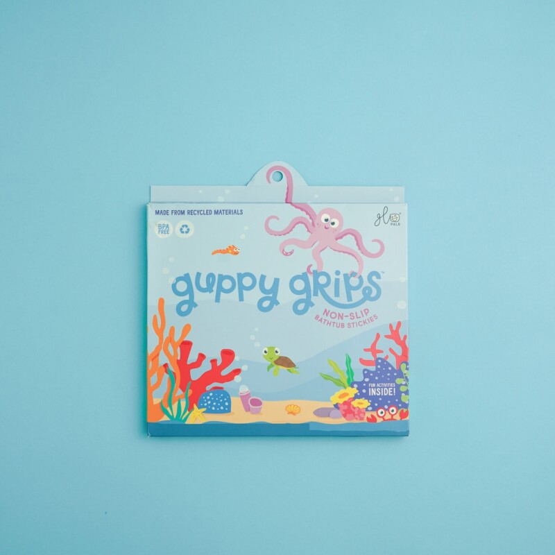 8 calcomanías Glo Pals galaxia antideslizantes para bañera GUPPY