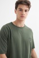 Remera básica VERDE OLIVA