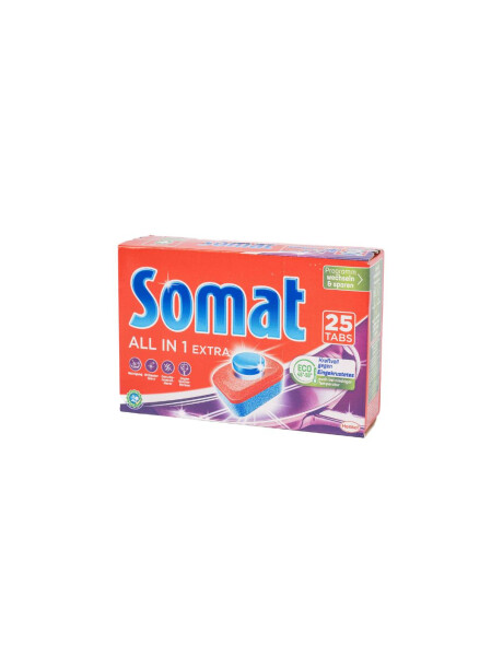 SOMAT LAVAVAJ. ALL IN 1, 25 PASTILLAS SOMAT LAVAVAJ. ALL IN 1, 25 PASTILLAS