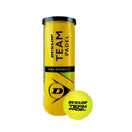 PELOTA DUNLOP DE PADDLE TEAM X3 Yellow