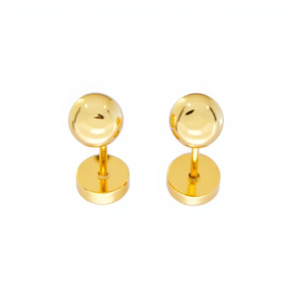 Abridores Bolita-Oro 18k-Sin piedra-AB9520 sinpiedra