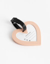 Tags Identificador De Valija En Forma De Corazón - Combinacion Tricolor
