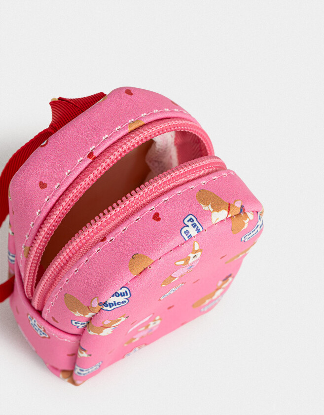 Llavero Mochila Llavero Y Charm Mochilita "k Pop" - Fucsia Medio