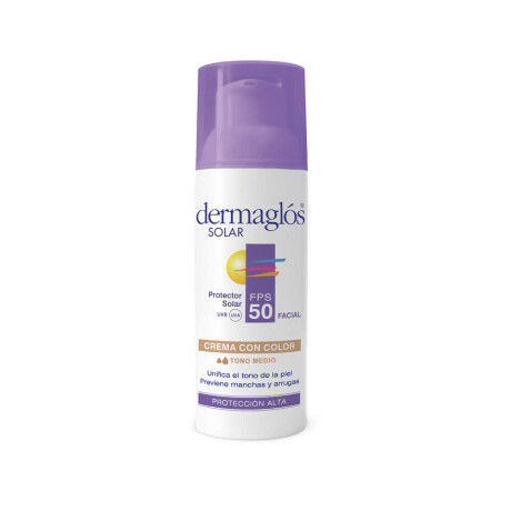 Protector Solar Facial Dermaglós en Crema Medio FPS50 50ml Protector Solar Facial Dermaglós en Crema Medio FPS50 50ml
