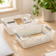Set x2 Cesto Calado S 18 X 27 X 8 cm BLANCO