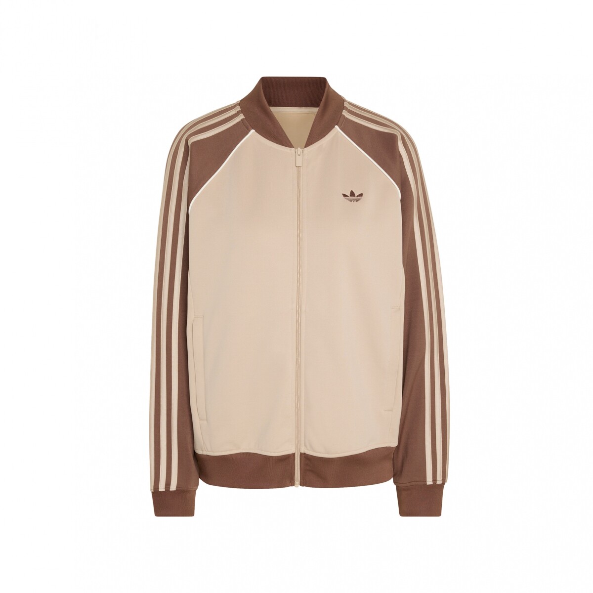 CAMPERA adidas SST LOOSE TRACKTOP - KHAKI 