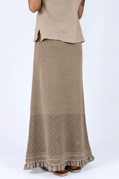 POLLERA GAROPABA Beige