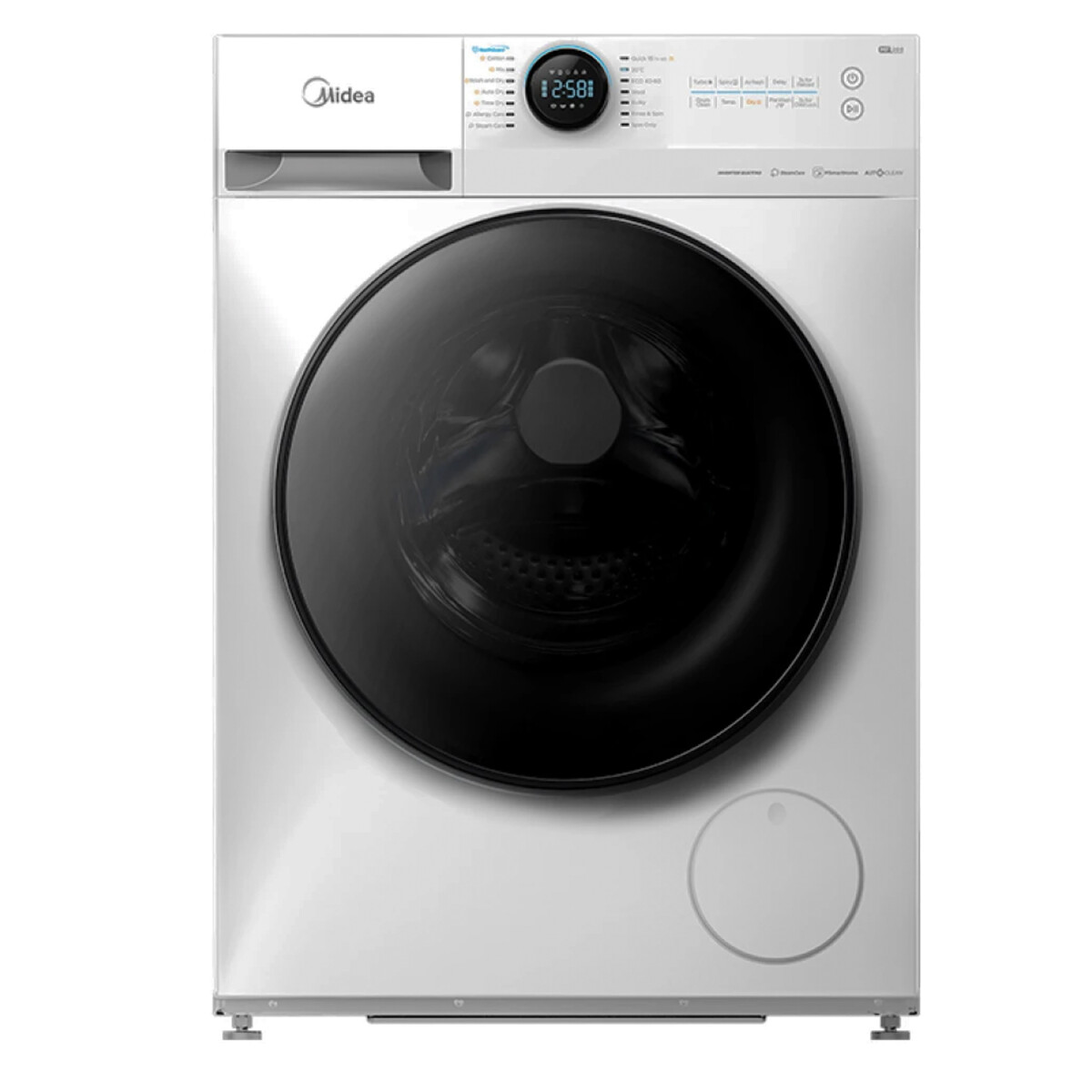 Lavasecarropas Inverter Midea Mf200d101 10kg/6kg - LAVASECARROPA MIDEA INVER 10/6KG MF200 
