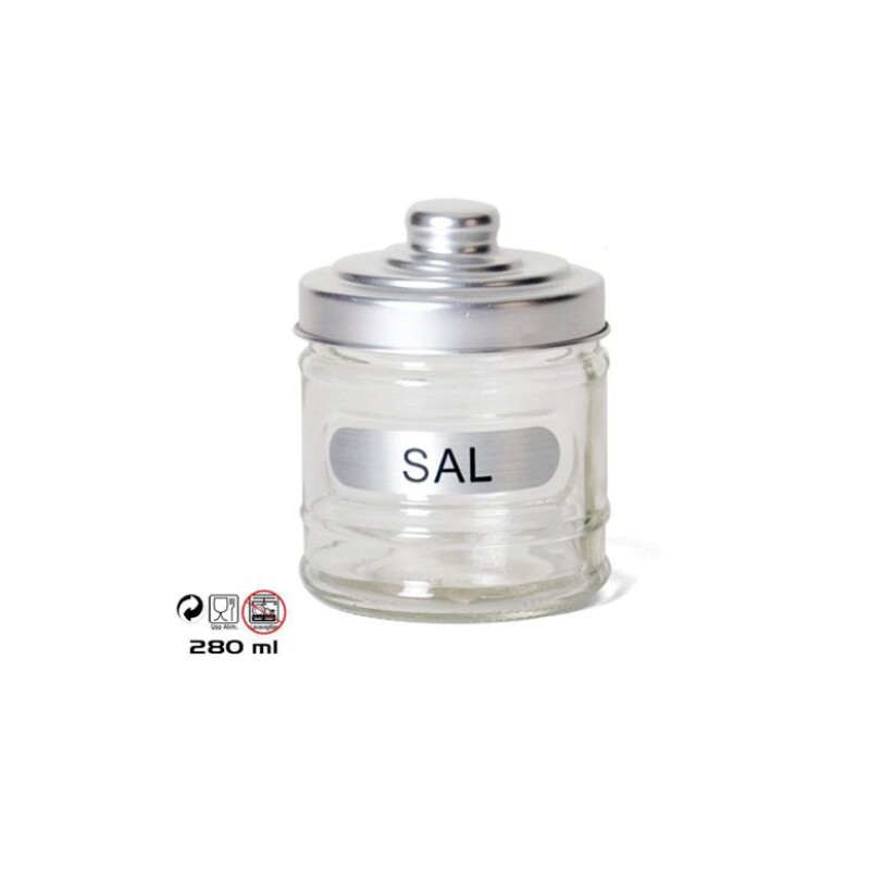 Salero Silver 280 Ml. Cristal SALERO SILVER 280 ML. CRISTAL