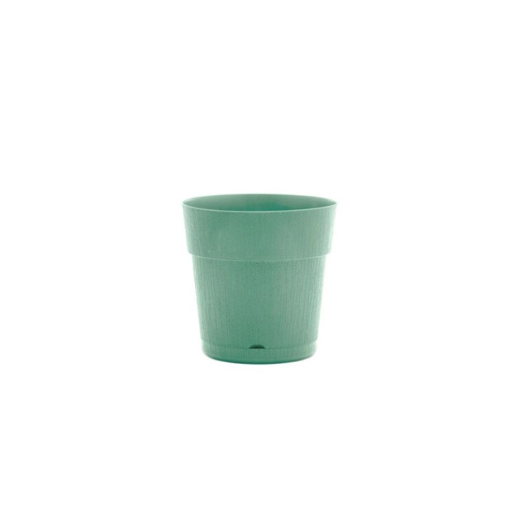 Maceta de plastico redonda con plato 13,5 litros Beige Maceta de plastico redonda con plato 13,5 litros Beige