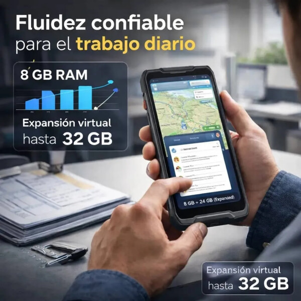 Blackview Rock 2 32(8+24)gb 256gb Robusto De Trabajo 5g CEL BLACKVIEW ROCK 2 8/256 5G RUGGED BK