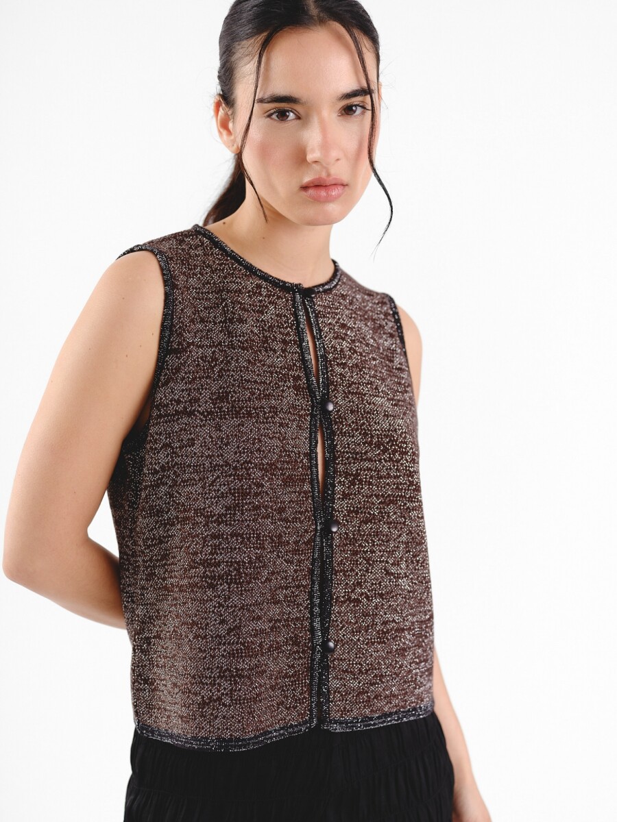 Top reversible Truco - Negro 