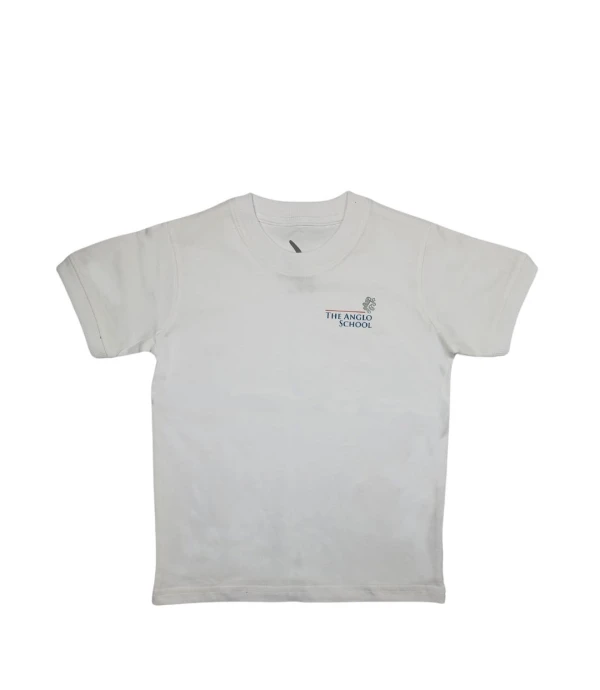 T-shirt manga corta The Anglo School Blanco