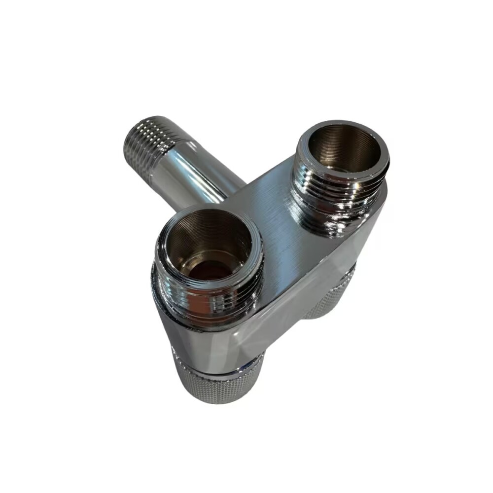 Llave de corte Doble p/ducha higiénica Cromo Llave De Corte Doble P/ducha Higiénica Cromo