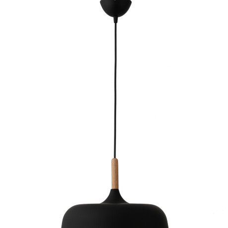 Colgante Metal Para Techo Diámetro 32cm Negro