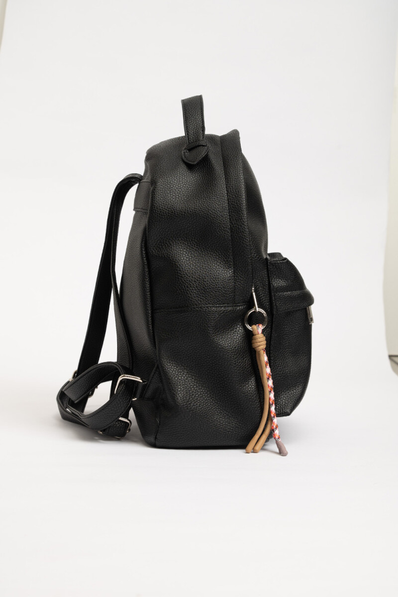 Mochila con llavero Negro