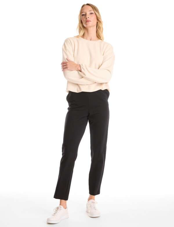 Pantalon Yoga Algodon NEGRO