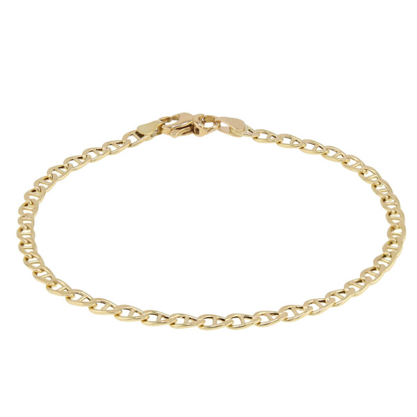 Pulsera Flat Mariner clásica de oro amarillo 18k Pulsera Flat Mariner clásica de oro amarillo 18k