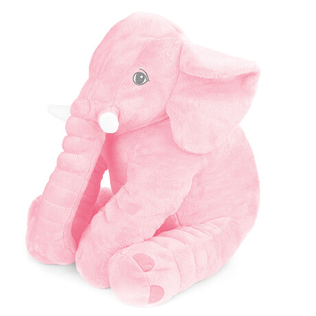 Peluche Almohada Elefante Almohadón De Apego 60cm Rosa