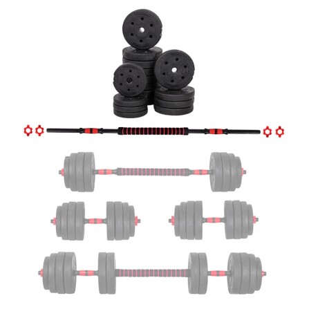 Set de mancuernas de cemento ajustable 30kg Set de mancuernas de cemento ajustable 30kg