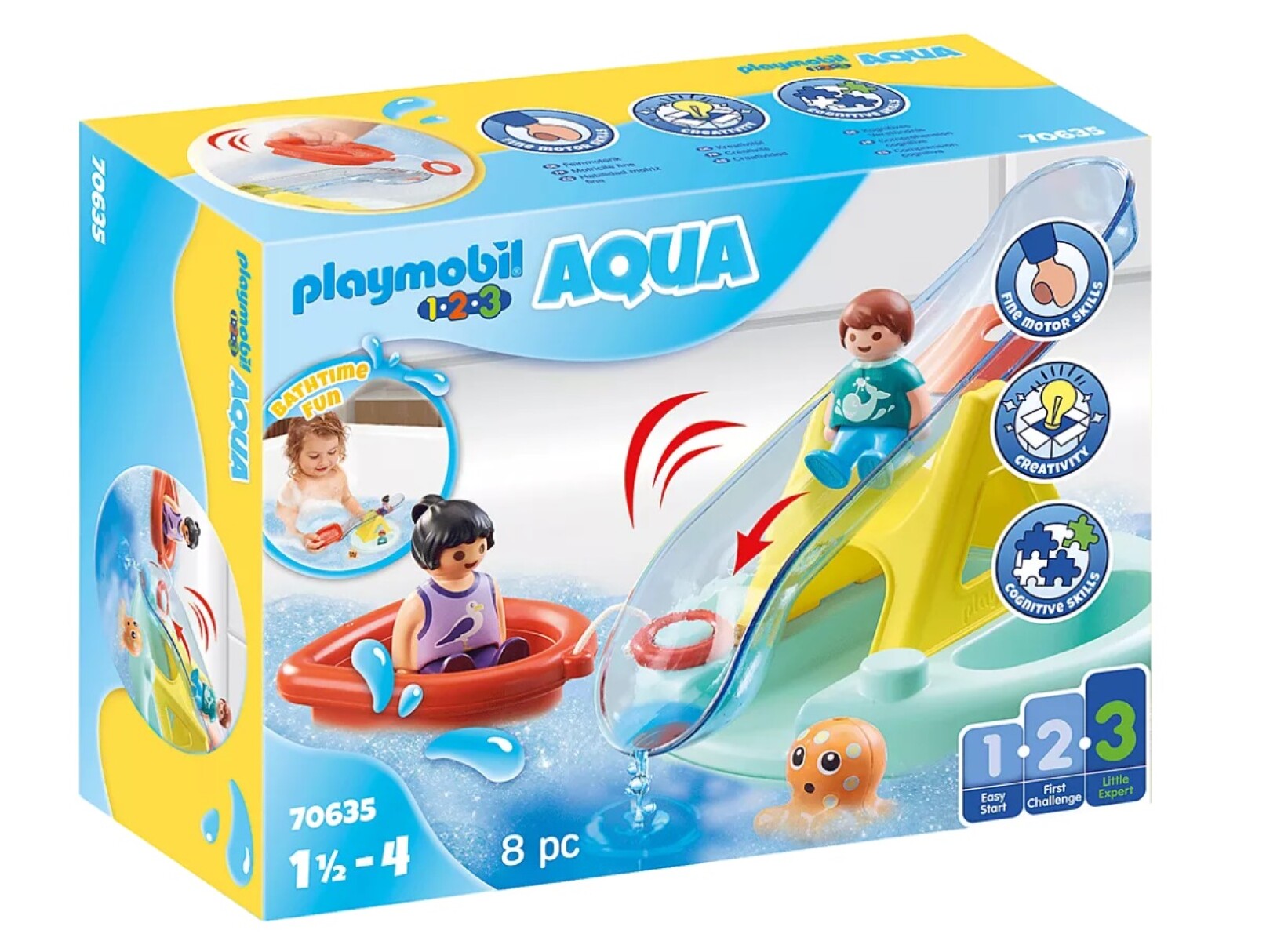 Set Playmobil Isla de Baño con Tobogán 123 