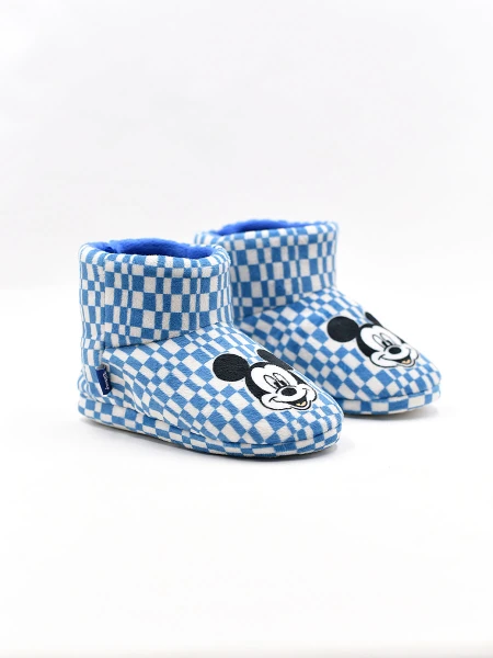 PANTUFLA BOTA INFANTIL DISNEY MICKEY AZUL