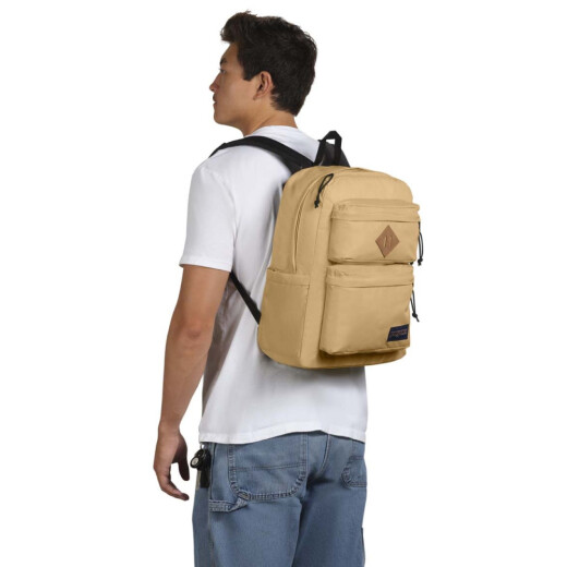 Mochila Jansport Double Break 27L - Beige Mochila Jansport Double Break 27L - Beige