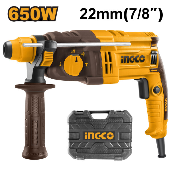 ROTOMARTILLO 650W 1.7J INGCO RGH6528 ROTOMARTILLO 650W 1.7J INGCO RGH6528