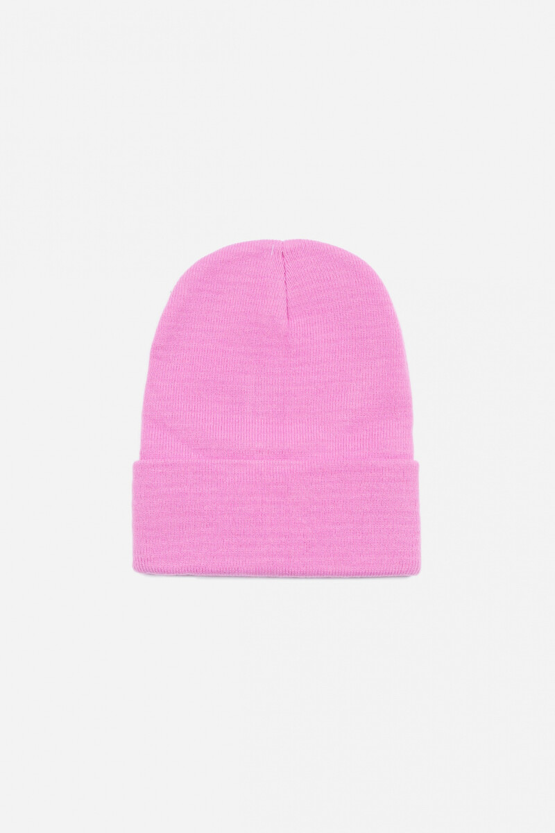 Gorro tejido - Magenta 