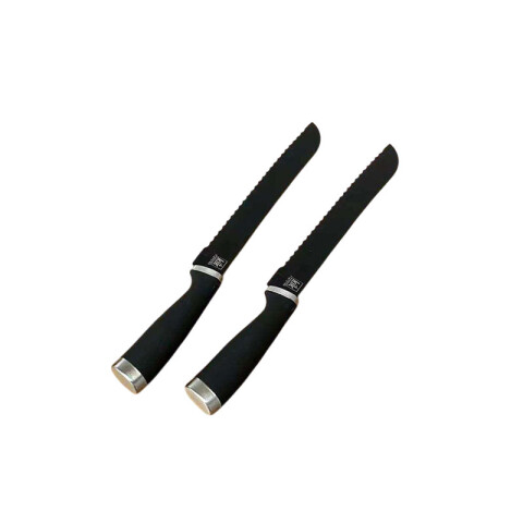 Cuchillo para torta o cortar pan c/ mango silicona Cuchillo Para Torta O Cortar Pan C/ Mango Silicona