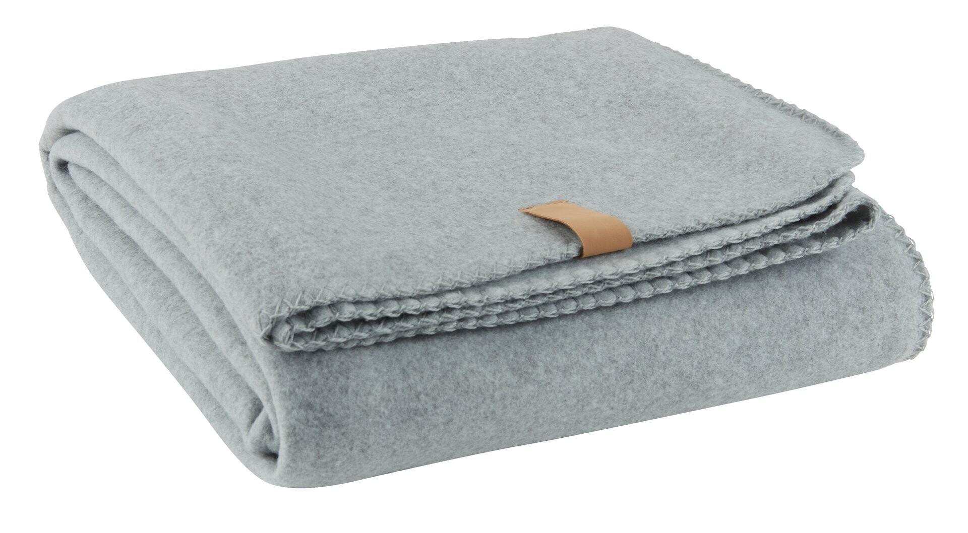 Manta throw DAGLILJE 130x170 gris claro 
