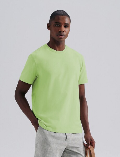 CAMISETA BÁSICA MANGA CORTA VERDE