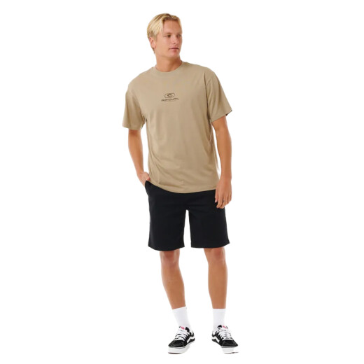 Remera Rip Curl Pill Icon Tee - Beige Remera Rip Curl Pill Icon Tee - Beige