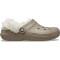 Crocs Classic Fleece Lined Clog Unisex Mushroom