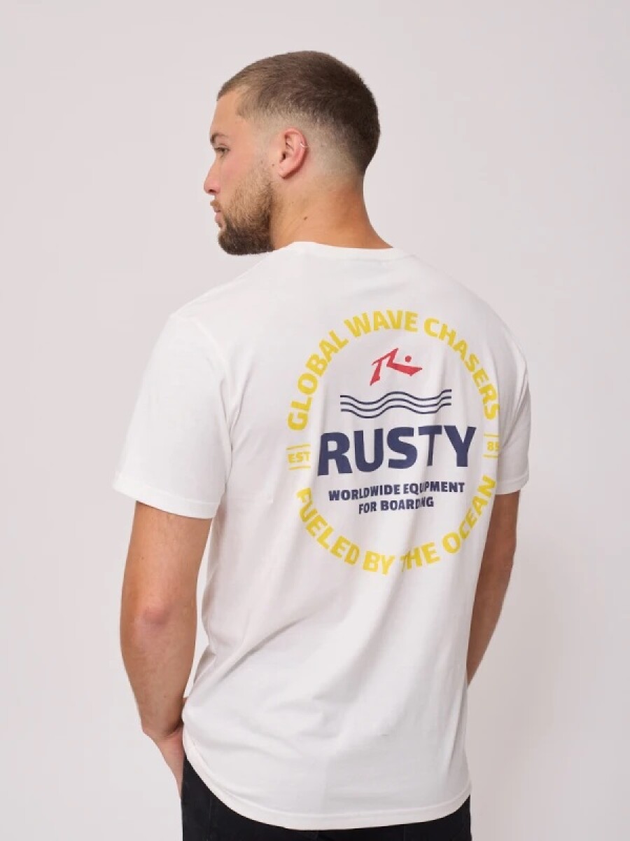 T-SHIRT RUSTY LEIFU - BLANCO 
