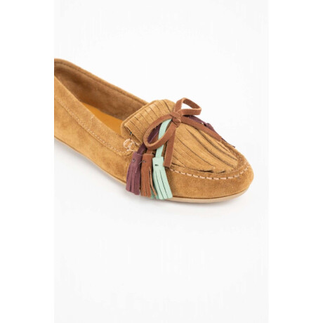 Mocasin Gamuza Camel