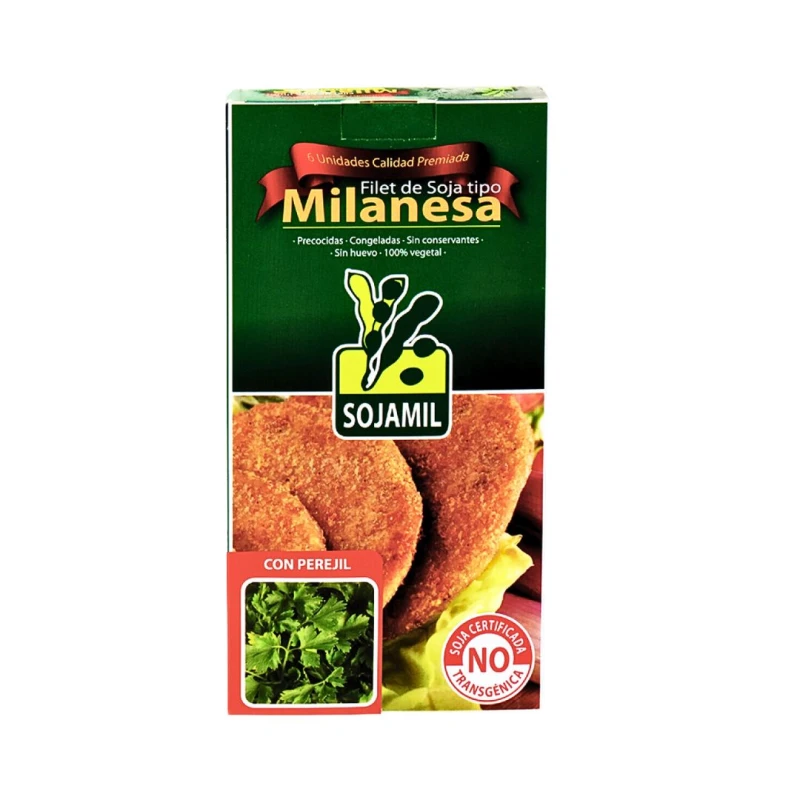 Milanesa de Soja sabor Perejil Sojamil - 6 uds. Milanesa de Soja sabor Perejil Sojamil - 6 uds.