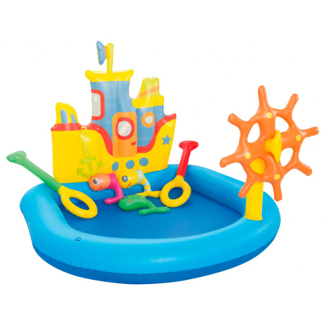 Piscina inflable interactiva Barco de pesca BESTWAY Piscina inflable interactiva Barco de pesca BESTWAY