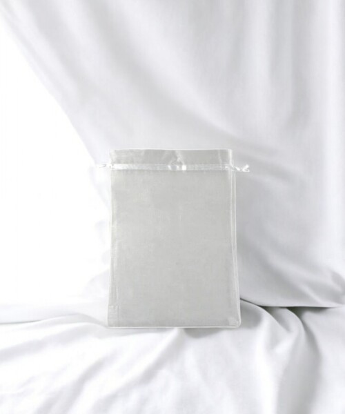 Bolsa organza 9x15 cm. BLANCO