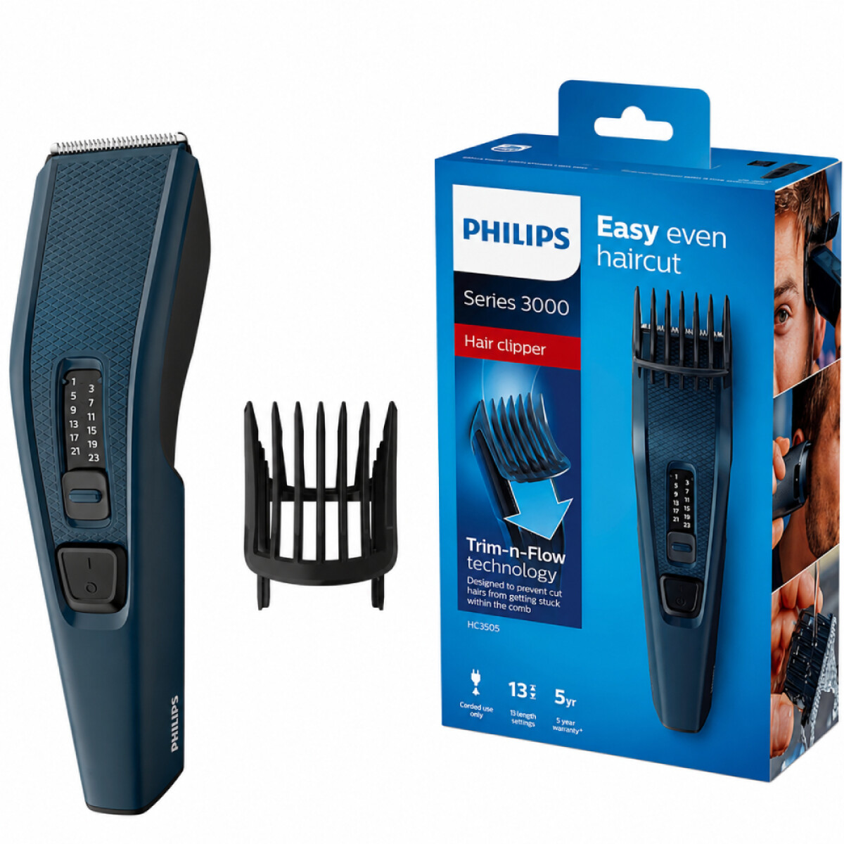 Cortapelo Philips Hairclipper Series 3000 HC3505/15 