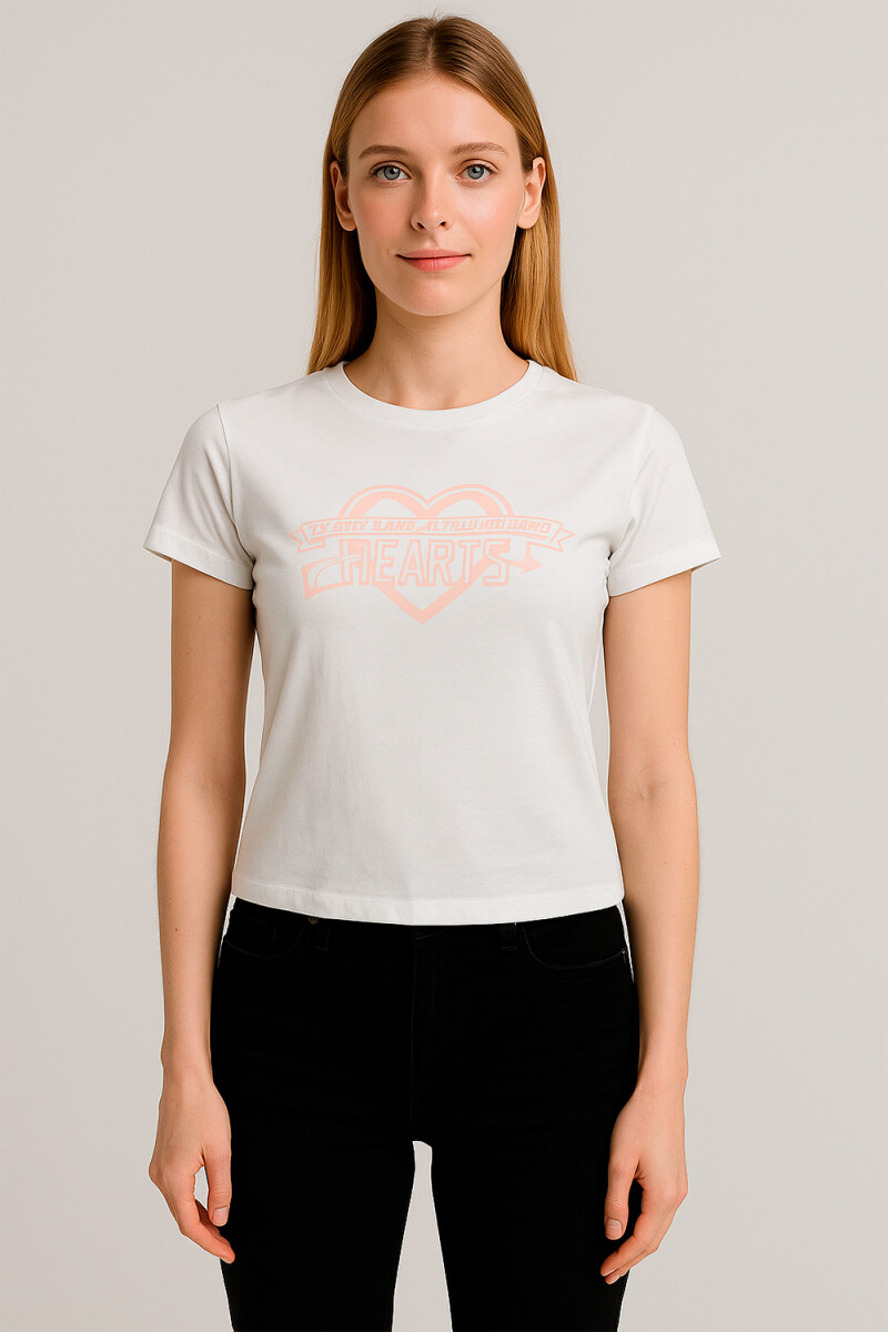 Remera Violeta - Estampado 1 