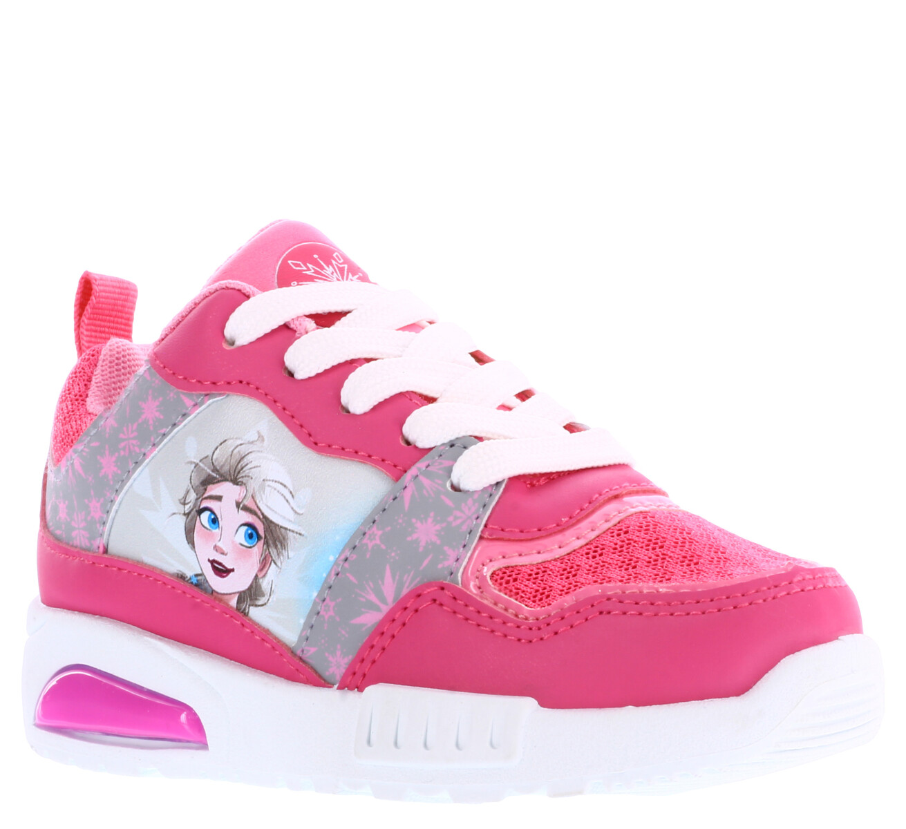 Championes Infantiles Disney Frozen c/Luces - Rosado - Gris 