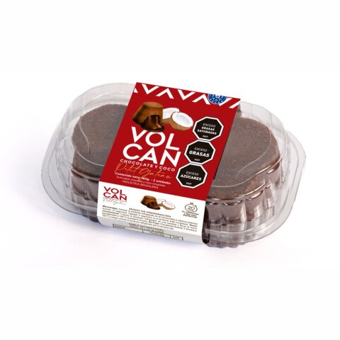 Volcan de Chocolate y Coco x2ud Volcan de Chocolate y Coco x2ud